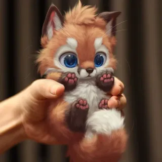 🐾 2e44b630 vos, dier, schattig, huisdier, zoogdier, fluffy, lief telegram sticker