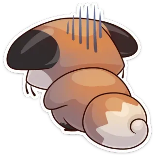 😣 3b685a41 rubah, anime, imut, sedih, khawatir, kelelahan whatsapp sticker