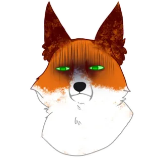 😑 b6d35207 สุนัขจิ้งจอก, สัตว์, สัตว์เลี้ยงลูกด้วยนม, สัตว์ป่า, การ์ตูน, สีส้ม, มีขน telegram sticker