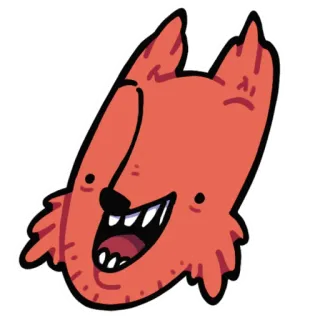 😃 e5e58809 raposa, desenho animado, animal, adesivo telegram sticker