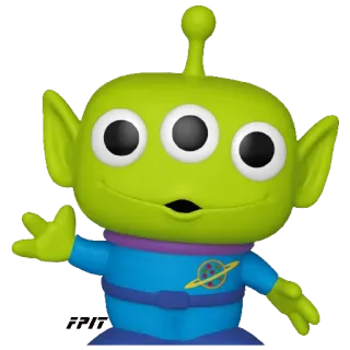 👽 332dcd9c Alien Toy Story เอเลี่ยน, ทอย สตอรี่, ดิสนีย์, พิกซาร์, Funko Pop, ตัวการ์ตูน, มนุษย์ต่างดาว whatsapp sticker