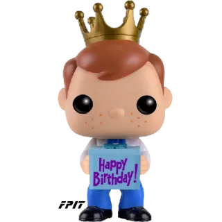 🎂 6f5cb0e6 Happy Birthday! วันเกิด, การเฉลิมฉลอง, ราชา, มงกุฎ, คำทักทาย whatsapp sticker