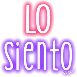 🥺 3e7b30c7 LO siento Yessy 사과, 미안, 스페인어, 텍스트, 감정 telegram sticker
