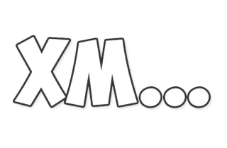 🤔 c964ae59 XM... XM, Text, Buchstaben, Weiß telegram sticker