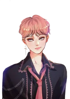 😏 84f7ce1d アニメ, キャラクター, イラスト, ポートレート telegram sticker