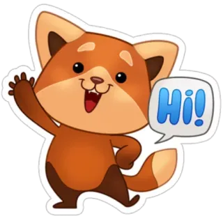 Freddie the Fox :: @TgSticker telegram stickers