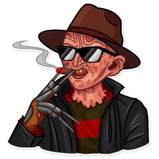 Freddy Krueger telegram stickers