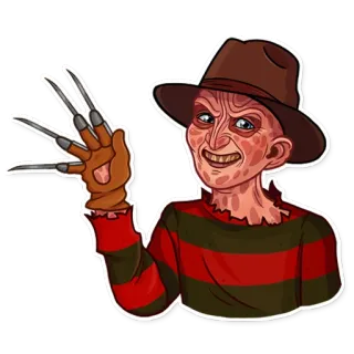 Freddy Krueger telegram stickers