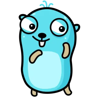 😊 4c10ad07 Gopher, Maskot, Pemrograman, Golang, Go whatsapp sticker