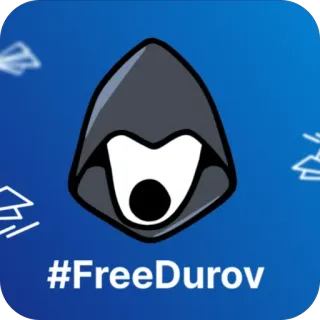 🫥 49b31a76 #FreeDurov 政治, 审查, 言论自由, 抗议, 政治运动 telegram sticker