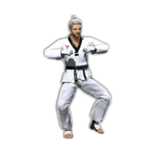 🥳 5f4fa6fb 무술, 가라데, 태권도, 격투기 선수, 스포츠, 운동선수 telegram sticker