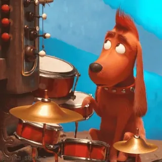 🥁 16d9d9c4 Max The Grinch Cartoon, Tier, Hund, Max, Der Grinch, Schlagzeug, Schlagzeuge telegram sticker