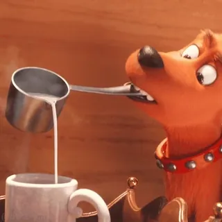 ☕️ 7cb19c9f Max The Grinch Hund, Cartoon, Weihnachten, Tier, süß telegram sticker