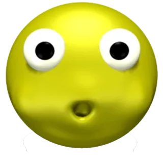 😮 34b782b9 emoji, jaune, surpris, visage telegram sticker