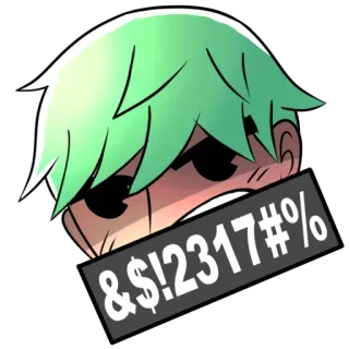 🤬 c4ae5dcc &$!2317#%@ Dessin animé, Censuré, Obscénité, Expression, Autocollant, Art telegram sticker