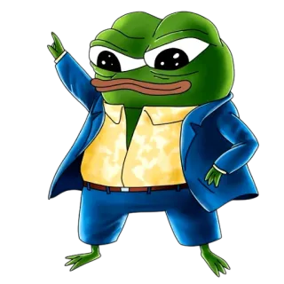 🕺 9a192eb0 Pepe the Frog カエル, ペペ, ミーム, インターネット, 漫画 telegram sticker