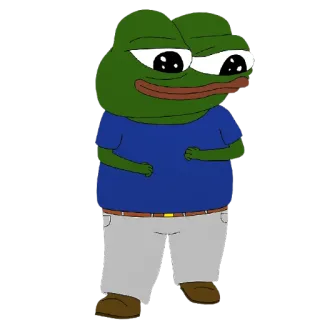 🙂 d7076fad Pepe the Frog カエル, ペペ, ミーム, インターネット, キャラクター telegram sticker