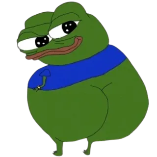 😏 e306cb21 Pepe the Frog ミーム, ペペ, カエル, ネット, 笑 telegram sticker