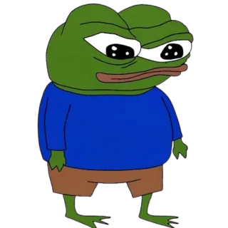 🙂 e6b2602e Pepe the Frog ミーム, ペペ, カエル, インターネット telegram sticker