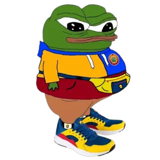 😏 eba2bfd6 Pepe the Frog ペペ, カエル, ミーム, 漫画, インターネット telegram sticker