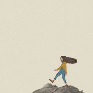 😒 3d9aa5ef fille, marche, montagne, escalade, nature, aventure telegram sticker