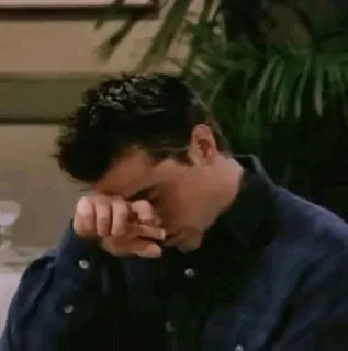 🤦 de088260 triste, contrarié, pleurer, émotionnel, homme, facepalm telegram sticker