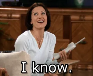 😜 ec9d5c18 I know. femme, téléphone, je sais, personne, joyeux whatsapp sticker