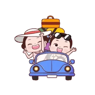 🤝 dbec8439 여행, 휴가, 만화, 자동차, 짐, 가족, 행복 whatsapp sticker