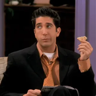 😏 03a498b0 Ross Geller Friends ross, geller, sitcom, serie tv, friends, david schwimmer whatsapp sticker