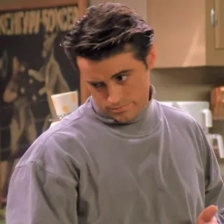 👀 d207b02e Joey Tribbiani Friends joey, tribbiani, friends, serie tv, attore whatsapp sticker