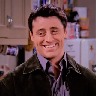 😁 856cb0d9 Joey Tribbiani Friends 조이, 프렌즈, 시트콤, TV 프로그램, 맷 르블랑 telegram sticker