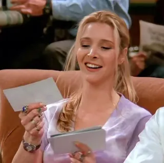 😄 5c025ffc Phoebe Buffay Friends テレビ番組, キャラクター, フレンズ, フィービー・ブッフェ whatsapp sticker