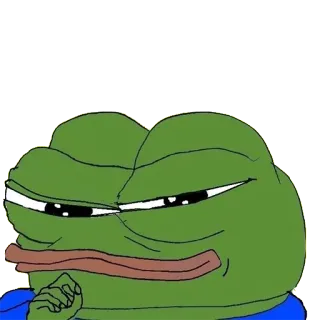🤔 49c21e83 Pepe the Frog ペペ, カエル, ミーム, ネットミーム telegram sticker
