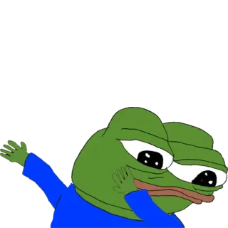 🤗 781599d0 Pepe the Frog ペペ, カエル, ミーム, ネットミーム, リアクション telegram sticker