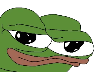 😏 e9634650 Pepe the Frog ペペ, カエル, ミーム, ネットミーム telegram sticker