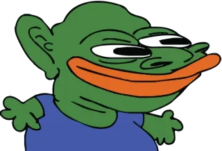 😏 f60156af Pepe ペペ, カエル, ミーム, ネットミーム, アニメ, 緑 telegram sticker