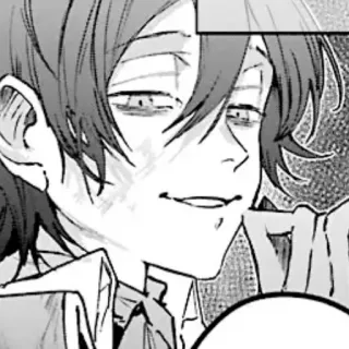 ⛓ 124d709b 애니메이션, 만화, 캐릭터, 인물사진, 미술, 남자, 얼굴 telegram sticker