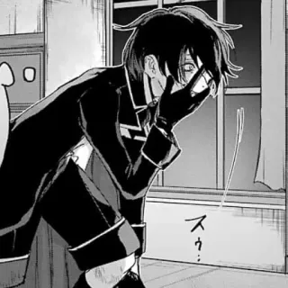 🕸 e6f4a85b スゥ… 애니메이션, 만화, 캐릭터, 유니폼, 고딕 telegram sticker