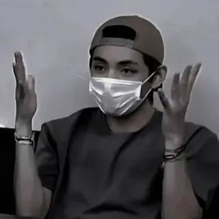 😠 09d4d77e person, man, mask, gesture, cap, portrait whatsapp sticker