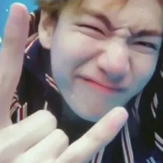 🤘 5c3cf38b middle finger, offensive gesture, person, face, expression whatsapp sticker