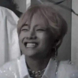 😁 c87276ca V kpop, singer, music, artist, bts, v whatsapp sticker