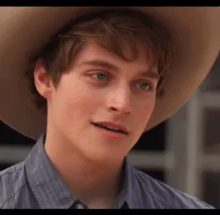 🛋 eed8acf4 cowboy, hat, portrait, man, western telegram sticker