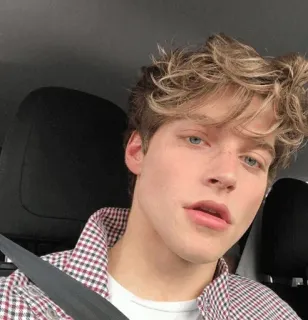 🛋 f04bb206 boy, young man, portrait, selfie, handsome telegram sticker