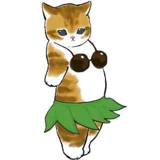 Фруктовые котята @Nyasticks telegram stickers