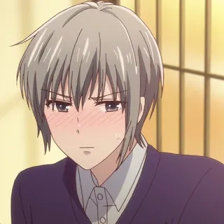 🐭 496e4b49 Anime, Anak laki-laki, Karakter, Merona, Ekspresi, Potret telegram sticker