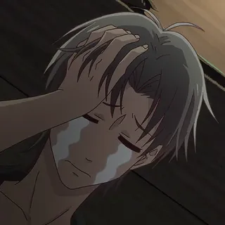 🐺 bc184409 Anime, Menangis, Sedih, Frustrasi, Karakter, Manga telegram sticker