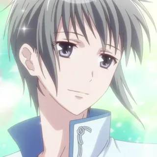 🐭 e2739ff4 Yuki Sohma Fruits Basket Anime, Manga, Karakter, Yuki Sohma, Fruits Basket, Lucu, Ilustrasi telegram sticker