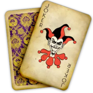 😌 83751255 Joker JOKER Joker, Spielkarten, Kartenspiel, Clown, Bösewicht, Trickser telegram sticker