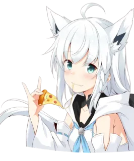 Fubuki Shirakami Pack telegram stickers