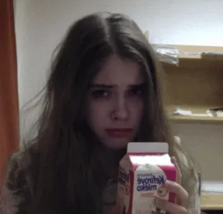 🧊 d8aa952b Kyllinge Postej 食物, 女人, 鸡肉, 酱, 牛奶 telegram sticker